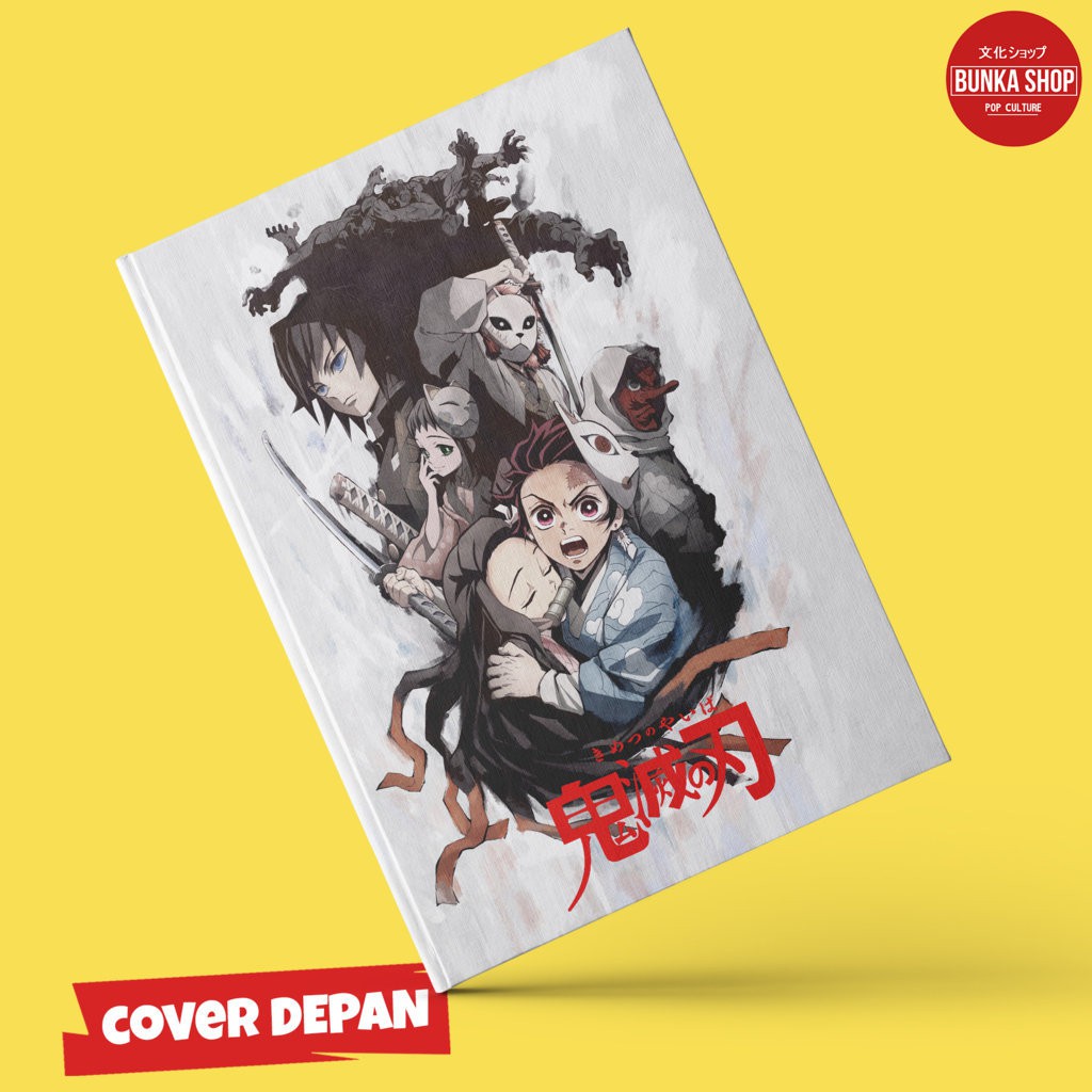

Note Book Hardcover Film Anime Kimetsu no Yaiba Ukuran A5 Buku Tulis Catatan Murah Jurnal Agenda Planner Notebook Gift Couple