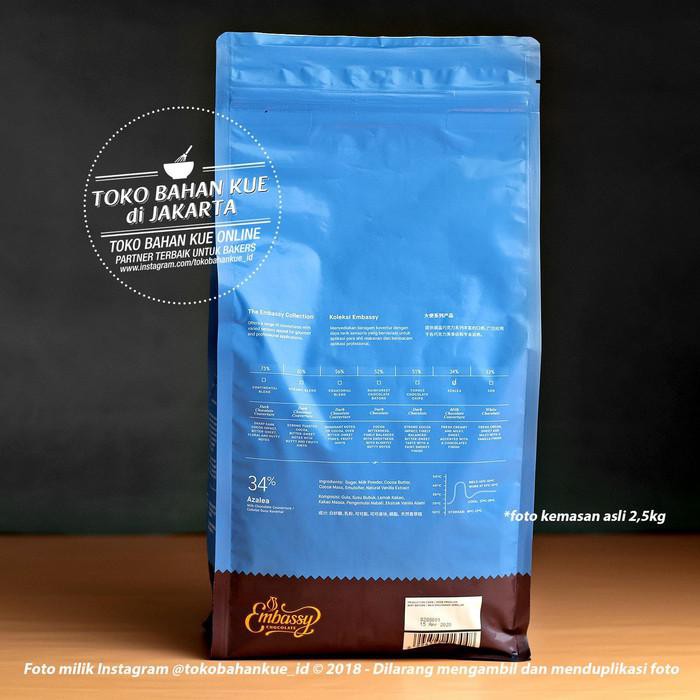 

PROMO - EMBASSY CHOCOLATE - AZALEA 34% 500GR MILK COUVERTURE COKLAT SUSU TULIP