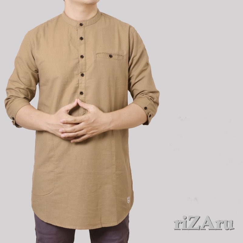 Koko Kurta Lengan 3/4 bahan baby canvas by riZAru