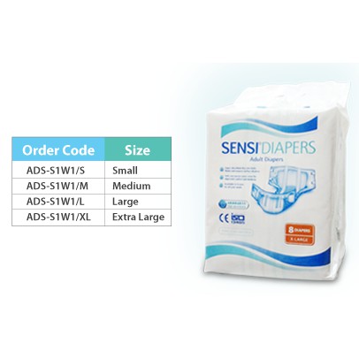 PROMO SENSI ADULT DIAPERS S12/M10/L10/XL8 - POPOK SENSI DEWASA / POPOK CELANA UNTUK DEWASA / SENSI