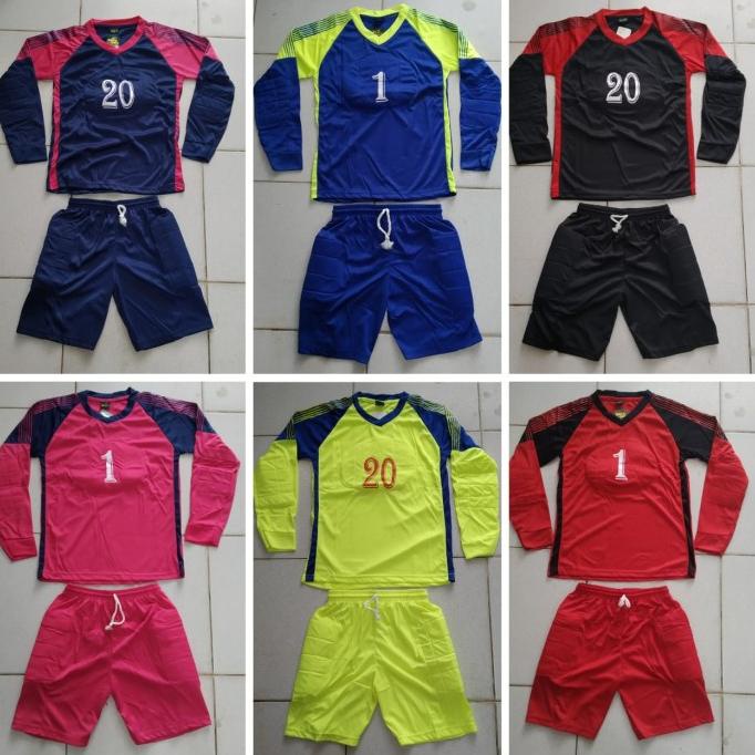 SETELAN KIPER ANAK setelan kiper junior kaos team kiper bola futsal