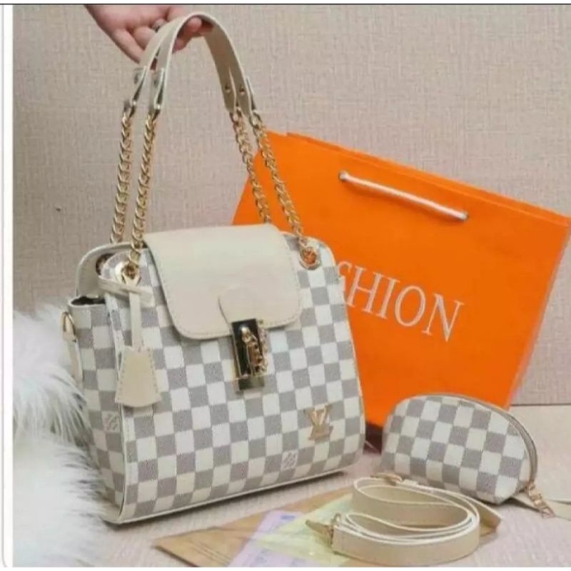 Tas Fashion Slempang Jinjing VL Free Dompet Pouch Terlaris