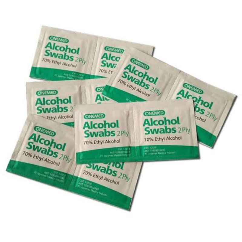 one swab alkohol swab kapas alkohol onemed