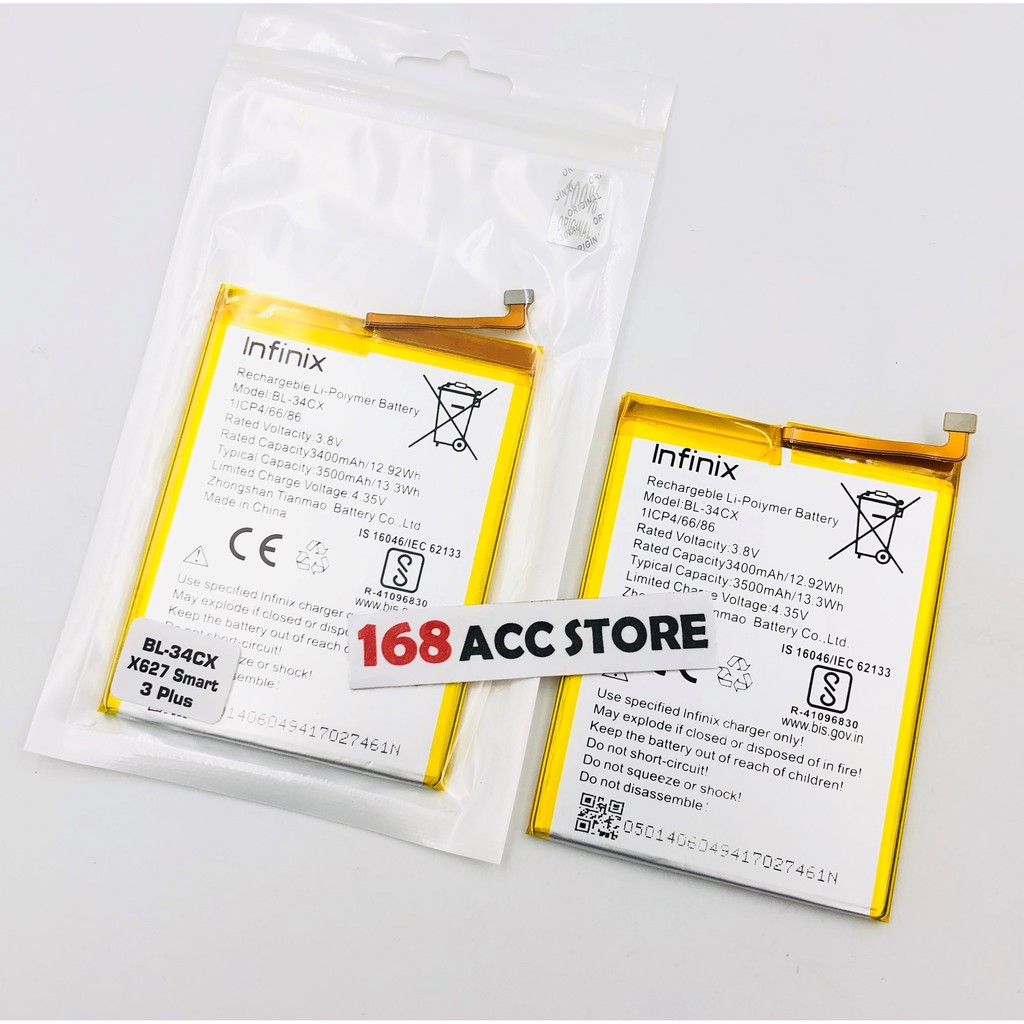 BATERAI INFINIX SMART 3 PLUS / BATERAI INFINIX X627/ BATERAI INFINIX BL34CX