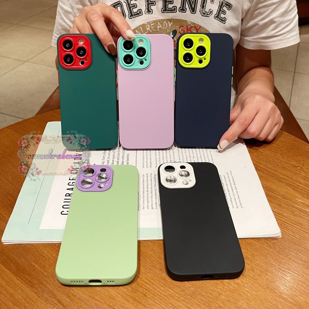 SOFTCASE NALLE CANDY MACARON PROCAMERA 2IN1 PELINDUNG KAMERA FOR OPPO RENO 4F F17 5 5F A94 6 7 7Z A96 SB3840