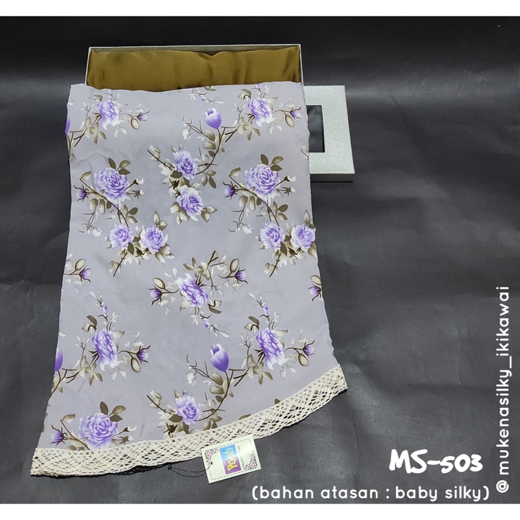 Ikikawai - Mukena Premium Traveling Mukena Silk Poeti (MS-503)