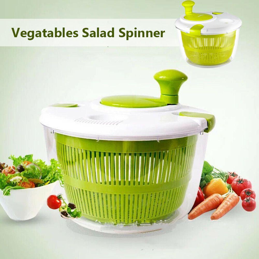 [Elegan] Salad Spinner Lettuce Kapasitas Besar Cuci Saluran Pencuci Rak Penyimpanan Keranjang Buah