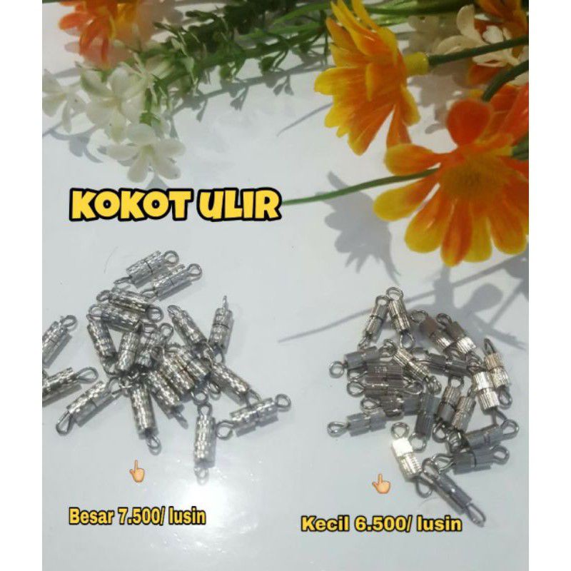 Kait Ulir Kokot Putar Pengait Gelang Pengait Kalung