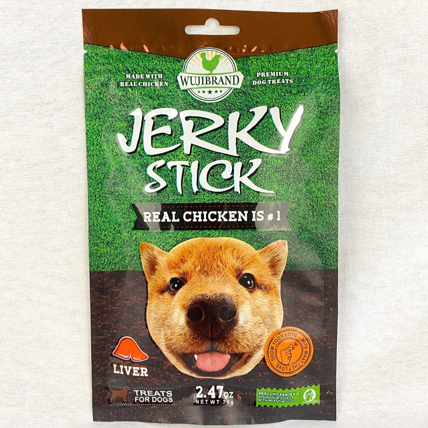 

WUJIBRAND Snack Anjing Jerky Stick LIVER Flavor 70g