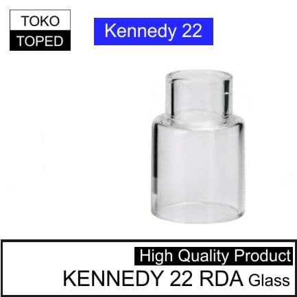 Kaca KENNEDY 22 RDAx Top Cap Replacemen warna glass bening