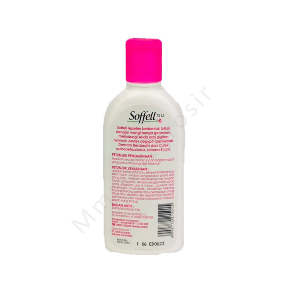 Soffell / Lotion anti nyamuk / Jeruk / Geranium / 80ml