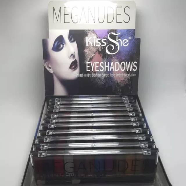 EYESHADOW MEGANUDES KISS SHE 12 WARNA