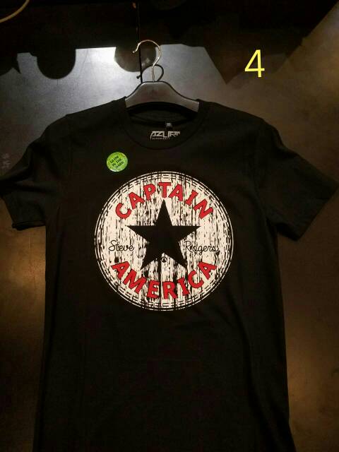 Kaos Superhero Anak Azura Kapten Amerika