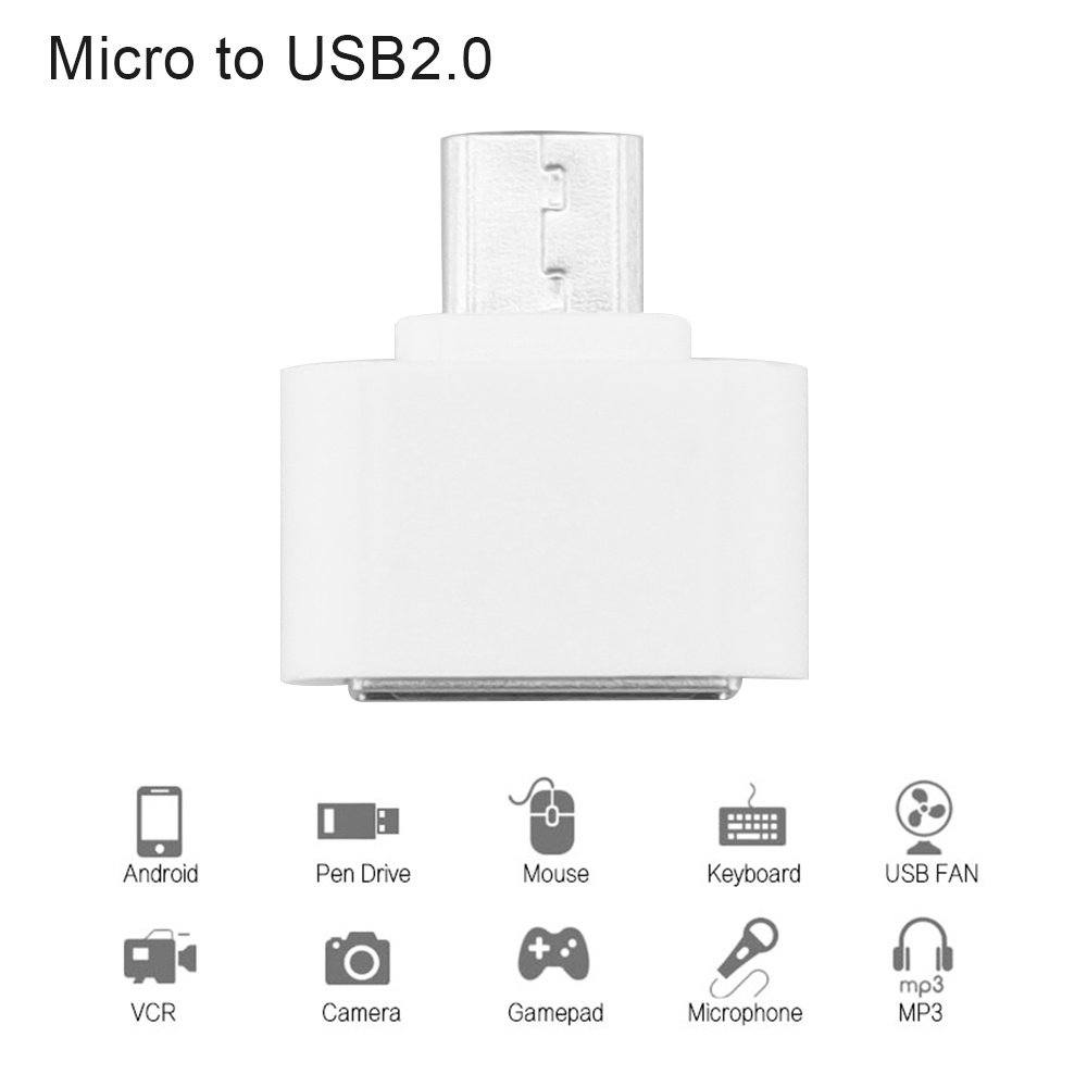 Jek OTG Micro USB ke USB Adapter Adaptor Converter HP Android port MicroUSB ports JETTING Mini OTG Adapter Micro USB ke USB Female Micro USB To USB Converter For Tablet PC Android Usb 2.0 Mini OTG Cable USB OTG Adapter Micro Female Converter Adapter