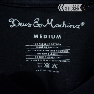  KAOS  TSHIRT DEUS  EX MACHINA NO 08 HITAM PREMIUM SKATE 