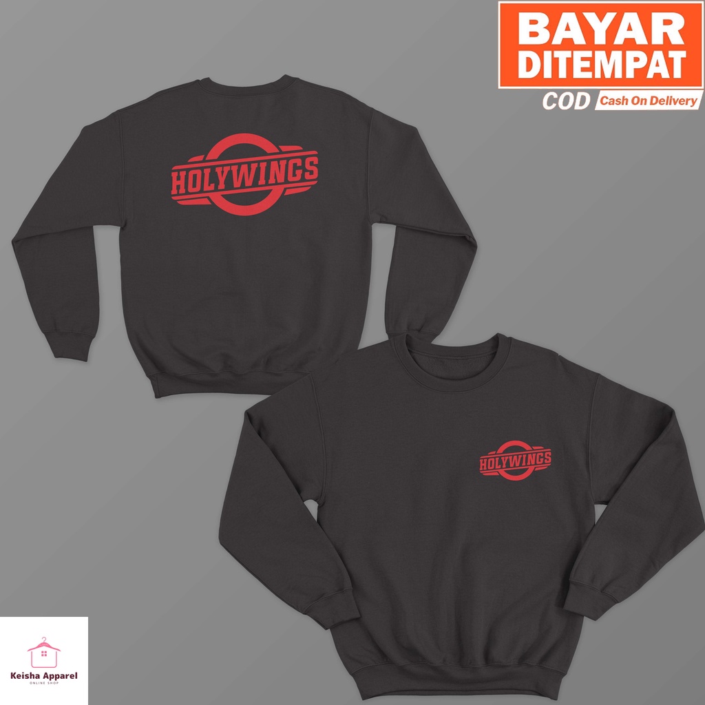 JAKET SWEATER HOLYWINGS LOGO