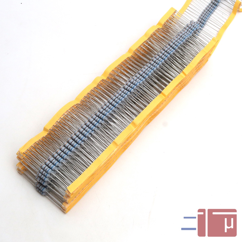 x10 Resistor 680R 680 Ohm 1W Metal Oxide 5% Taiwan Kaki Tembaga