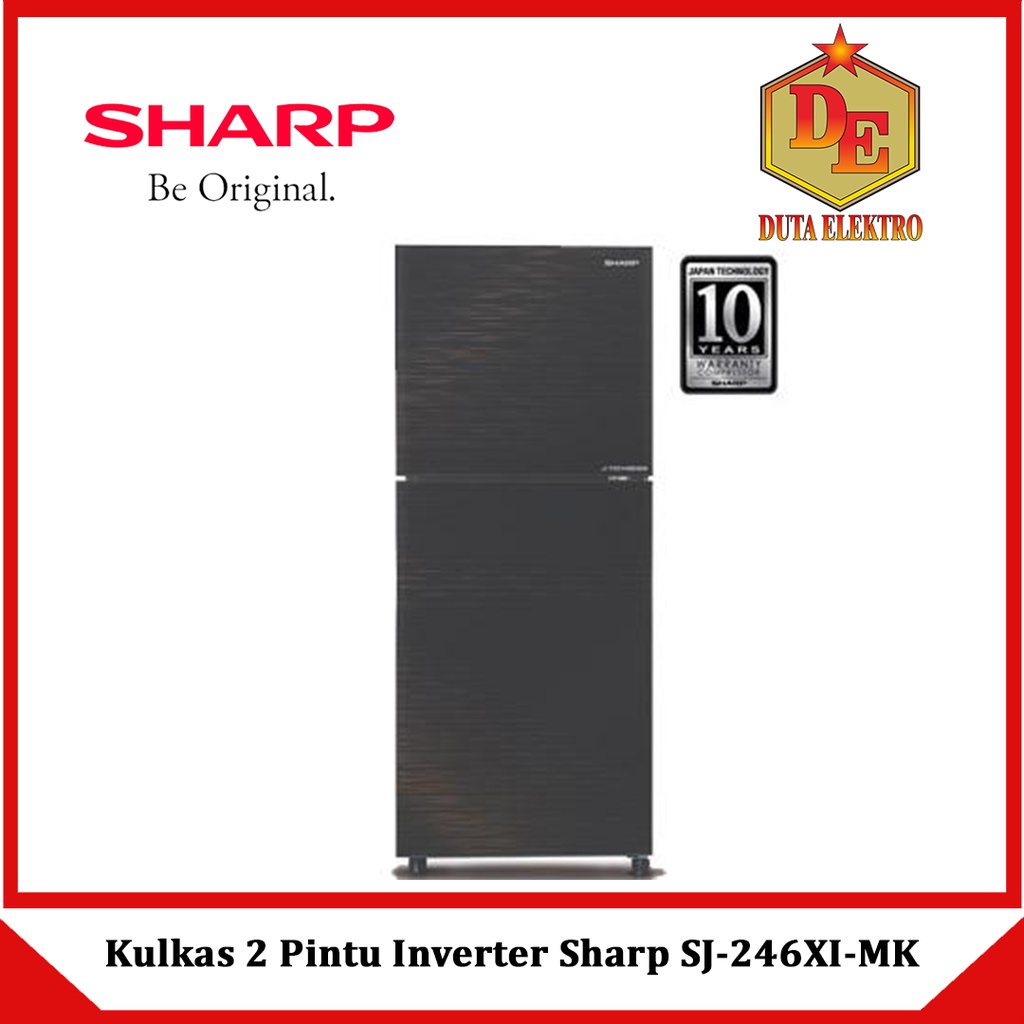Kulkas 2 Pintu Inverter Sharp SJ-246XI-MK