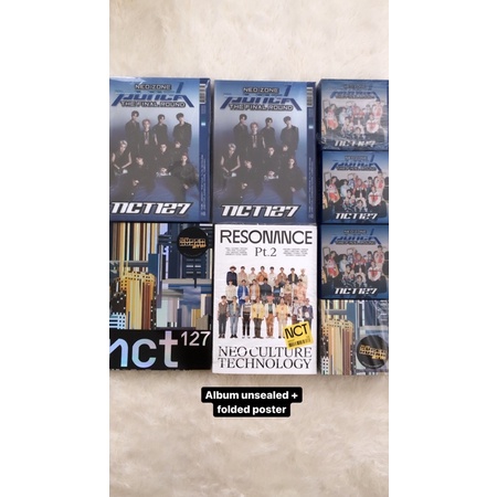 album NCT kihno unsealed + folded poster