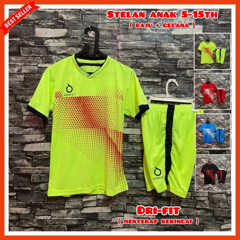SALE ( DISKON ) BAJU FUTSAL JUNIOR STABILO / JERSEY ANAK ANAK ORTUS STABILO