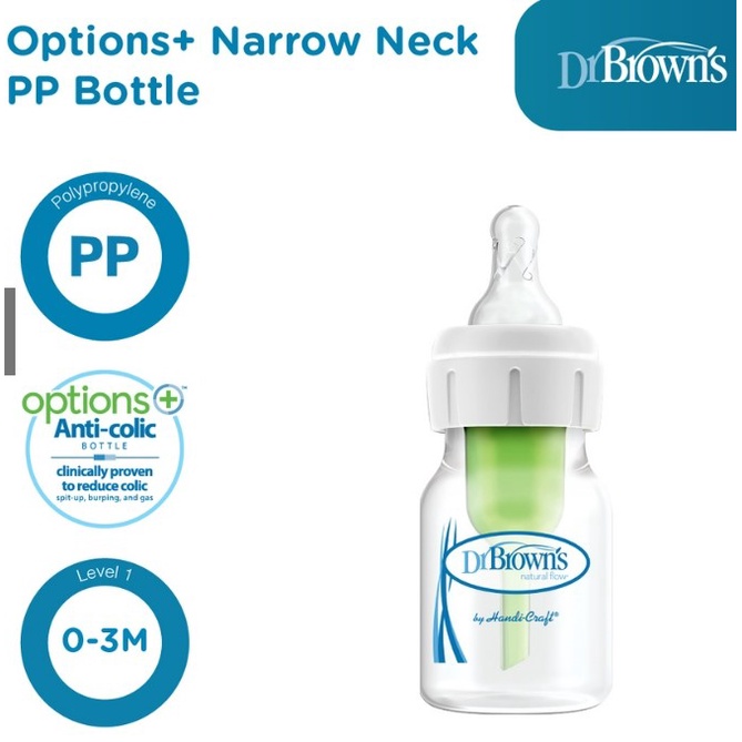 Dr. Brown's Options+ Anti-colic Bottle PP 120ml Narrow