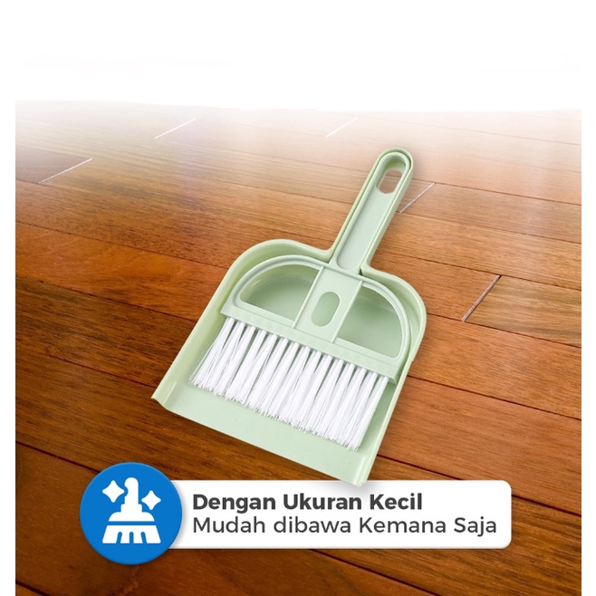 ❤ IJN ❤ Sapu Mini set Serok Cikrak /Sapu mini plus dustpan Pengki Serbaguna kecil kebersihan karpet mobil/sapu meja laptop