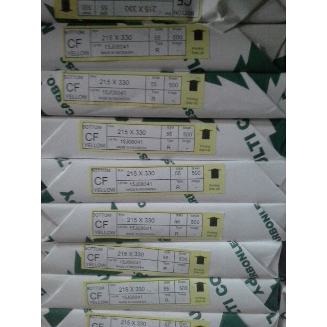 

JUAL NCR BOTTOM KUNING/YELLOW FOLIO MULTICOPY