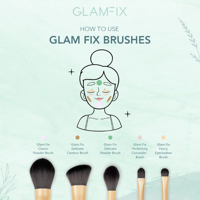 Glam Fix Delicate Powder Brush [TARABABYSTORE]