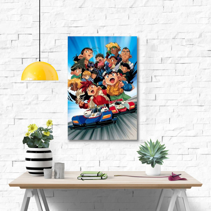 Poster kayu pajangan dinding - Let's and Go tamiya