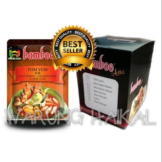 

1 BOX (12pcs) BUMBU TOMYUM BAMBOE - TOMYAM BUMBU INSTAN - TOMYAM BUMBU BAMBOE