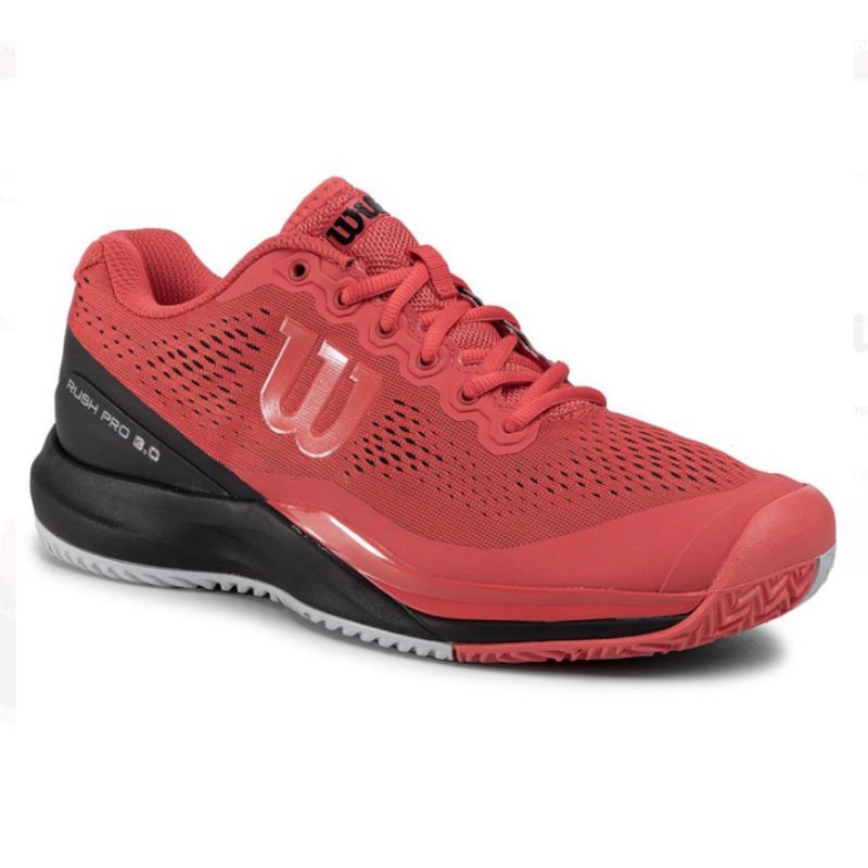Wilson pro rush 3.0 “ redblack “ ( sepatu tennis ) cowok BNIB