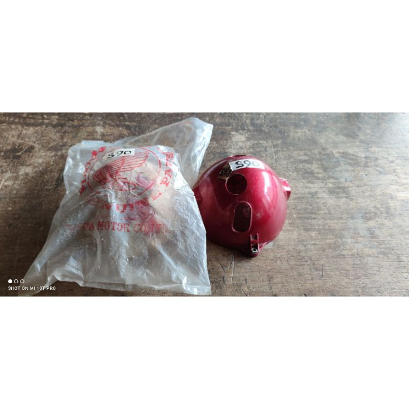Batok Lampu Honda CS90 S90Z Merah Original Honda Japan