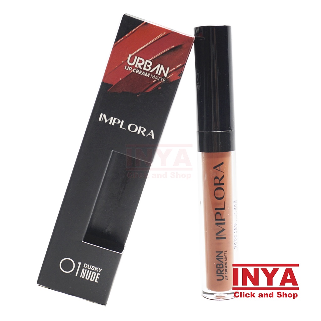 IMPLORA URBAN LIP CREAM MATTE 01 DUSKY NUDE 2.9gr