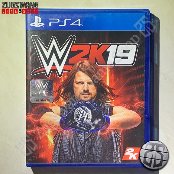 WWE 2K19 2019 2k 19 W2K19 W kaset game bd ps4 ps playstation 4 2nd bekas