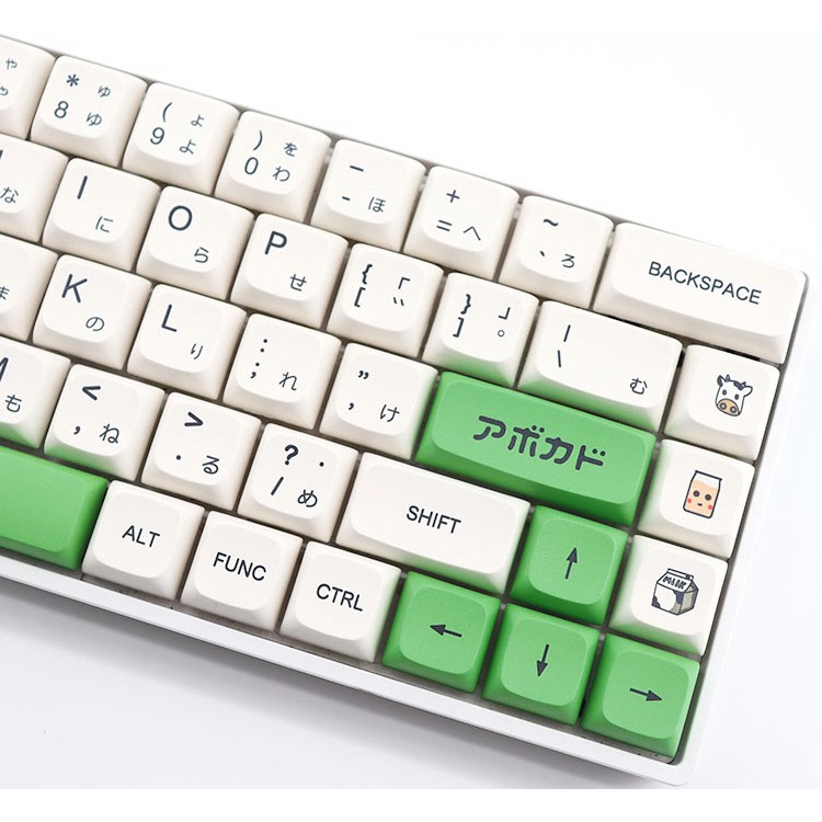 Matcha 122key XDA Keycaps PBT Dye-sublimatedJapanese Keycap XDAS profile  For Filco/DUCK/Ikbc MX switch Mechanical Keyboard Keycap