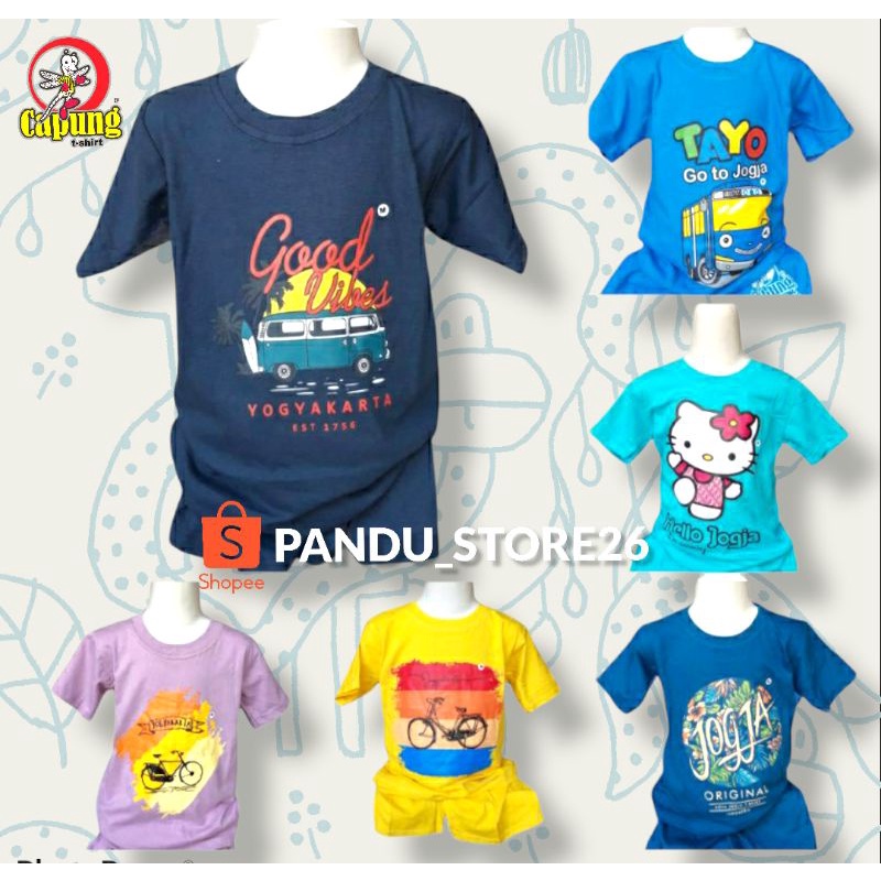 STELAN ANAK MALIOBORO ASLI  /GROSIR KAOS /OBLONG JOGJA /CAPUNG TSHIRT /KAOS MALIOBORO /KAOS ANAK