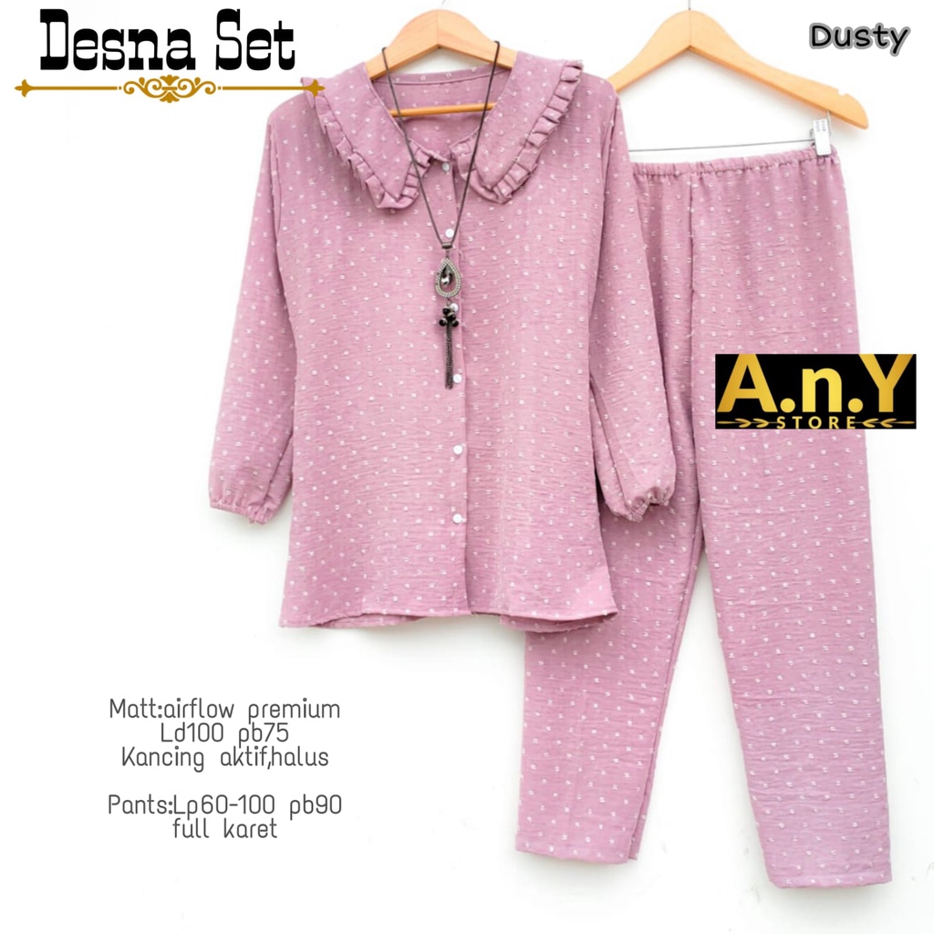 DESNA SET BY ANY - SET BAJU DAN CELANA WANITA-5