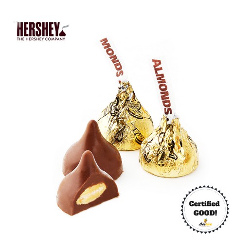 Hershey's Kisses Creamy Milk Chocolate 146gr Bulat Coklat Cookies Creme Hersheys