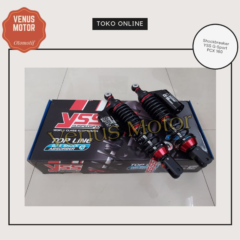 Shockbreaker Honda Pcx 160 Yss G-Sport TG302 365TRJ Black Series Original