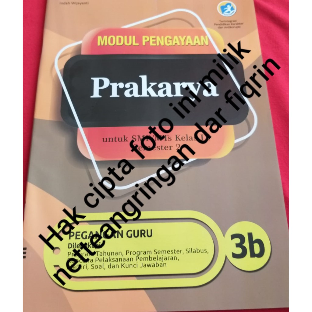 Buku Pegangan Guru SMP K13 Prakarya Semester 2 revisi 2018 kelas 7 8 9 kartika-9