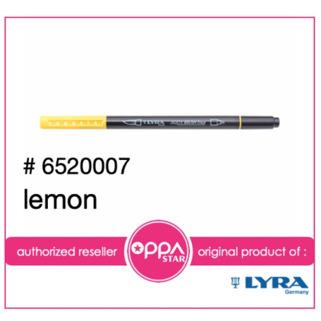 

Lyra Aqua Brush Duo Pen Lemon Yellow # 6520007