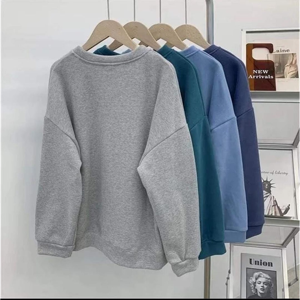 SWEATER WANITA MAGIE // ATASAN WANITA LUCU ALA KOREA // CREWNECK FLEECE TEBAL HALUS KECE TERBARU,