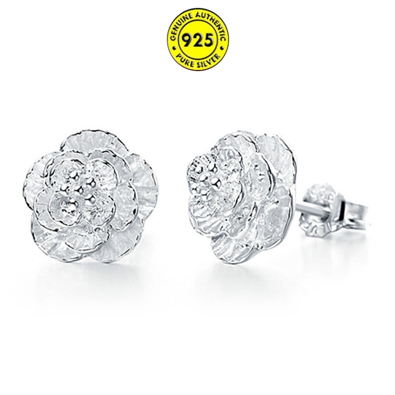 Anting Tusuk Sterling Silver 925 Anti Alergi Untuk Wanita