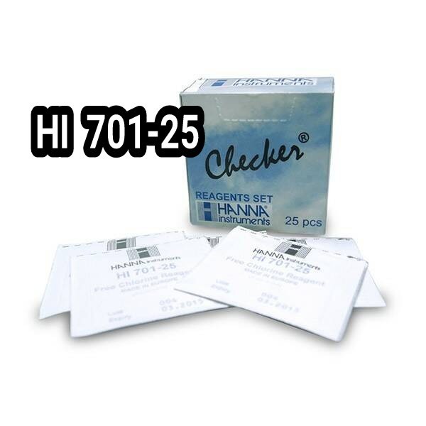 Hanna HI-701-25 Reagents for HI-701 Free Chlorine Pocket Checker HI701-25