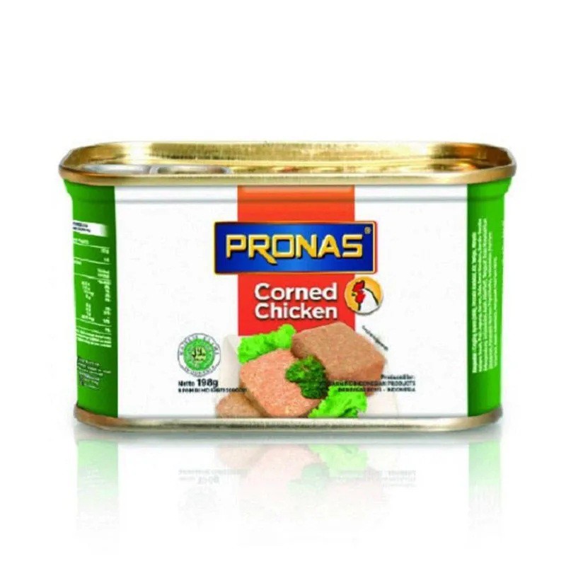

Pronas Corned Chicken198 Gr - Pronas Kornet Ayam 198 Gr