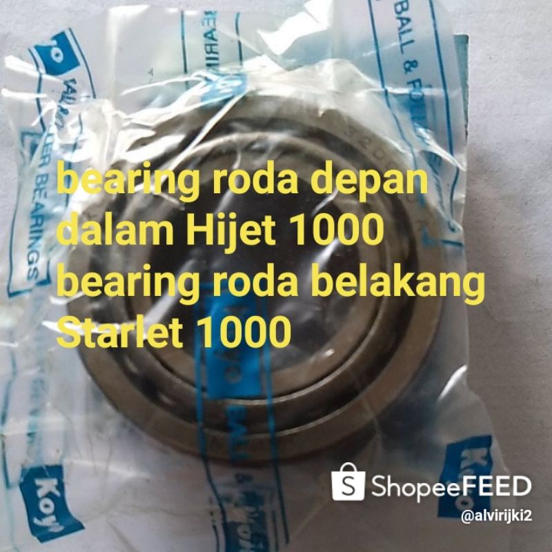 Bearing roda depan dalam HIJET 1000