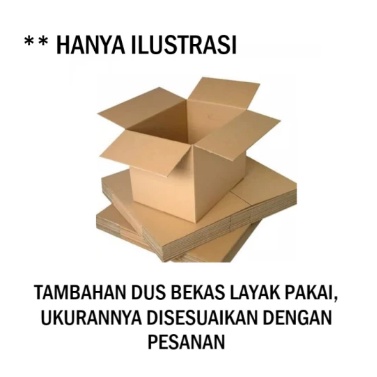 extra packing dos untuk tambahan supaya aman dus lapisan paket