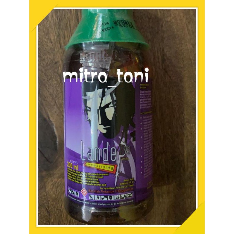 insektisida kontak lambung dan sistemik LANDEP 450SL isi 200ml dari PT BELIRANG KALISARI