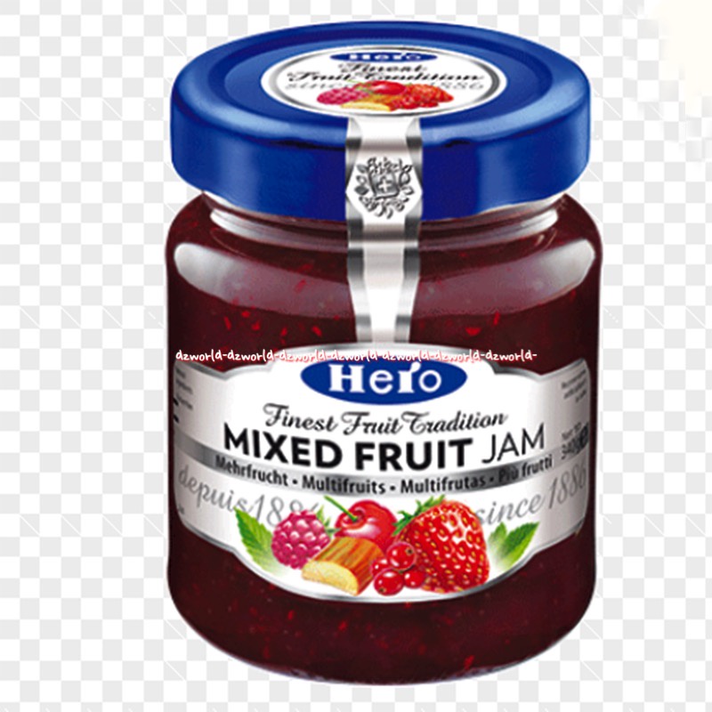 Hero Finest Fruit Tradition Original Jam 3pcs Selai Mini Aneka Rasa Strawberry Orange Berry Fruit Jam Herofinest