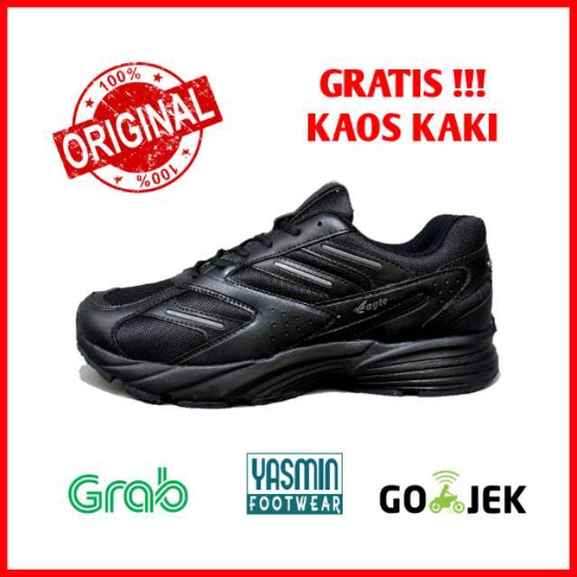 Eagle Sepatu Sekolah Hitam Polos